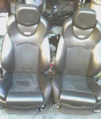 2012 Cadillac CTS-V Coupe Recaro Black Leather And Suede Seats